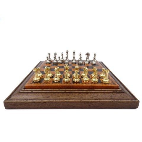 Ekskluzywne metalowe szachy magnetyczne Italfama 18x18 cm - N300
