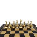 Ekskluzywne mosiężne szachy Italfama 28x28 cm - N001