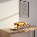 Elegancka Figura Dekoracyjna Lampart Złoty 42cm Glamour Loft Prezent