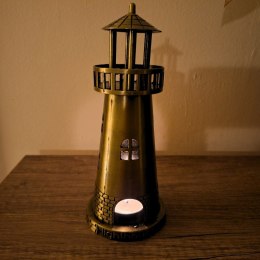 Figurka Latarnia Morska Świecznik na Tealight 18cm - LT