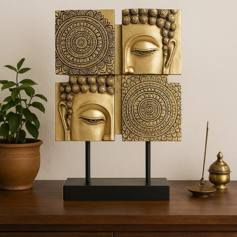 Figurka Mandala buddyjska - 4 elementy - 43715