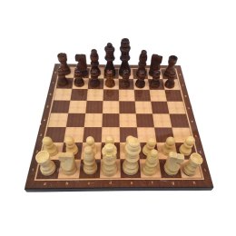Klasyczne Szachy drewniane - 27 x 27 cm - 1050743