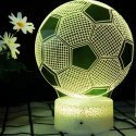 Lampka nocna Piłka - Prezent dla Piłkarza Gadżet - 3 kolory - P107