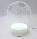 Lampka nocna Piłka - Prezent dla Piłkarza Gadżet - 3 kolory - P107