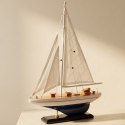 Model Jachtu Drewniany Wysokość 42cm - M1