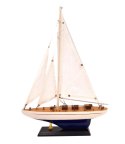 Model Jachtu Drewniany Wysokość 42cm - M1