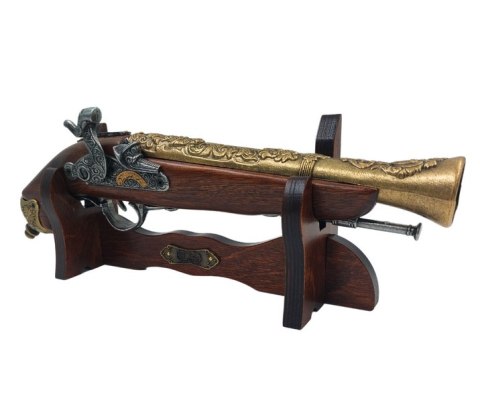 Pistolet kapiszonowy na Stojaku - Replika XVIII wiek - 154S