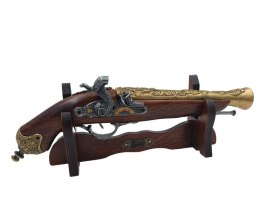 Pistolet kapiszonowy na Stojaku - Replika XVIII wiek - 154S