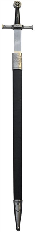 Stalowy miecz rycerski - replika - SW-114