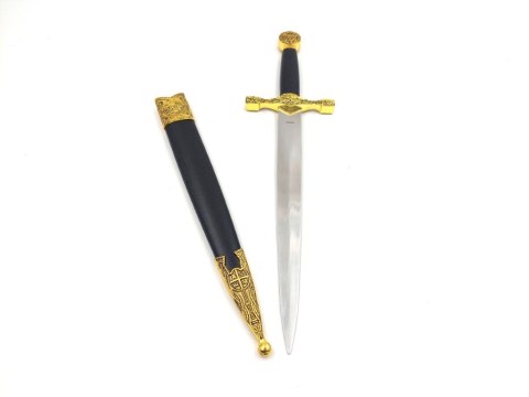 Stalowy sztylet rycerski - replika SW-168