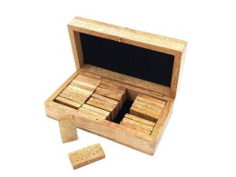 Drewniane Domino w Pudełku z Drewna Mango - BR157