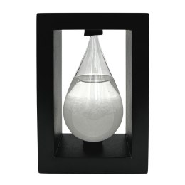 Barometr Burzowy Fitzroya w Oprawie Drewnianej - Kropla Storm Glass - BAW1