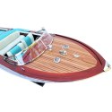 Ekskluzywny model motorówki Reeva Aquarama 87cm - wielki, drewniany model klasycznej, włoskiej łodzi motorowej - 4P-90