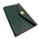 Elegancki Zestaw Upominkowy - Notes Skórzany z Długopisem w Pudełku Prezentowym - Premium - EE8