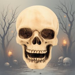 Figurka Czaszka 10cm Dekoracja- MC-30684