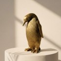 Figurka dekoracyjna Złoty Pingwin Wysokość 20,5 cm - 3989FJZ