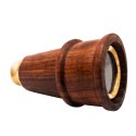Lunetka Retro Mosiężno-Drewniana - HT021