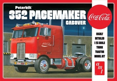 Model plastikowy - Ciężarówka Peterbilt 352 Pacemaker Cabover Coca-Cola 1:25 - AMT1090