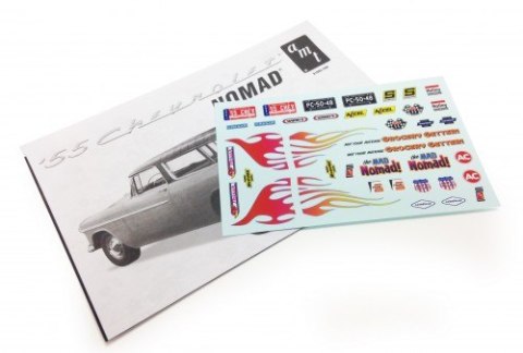 Model plastikowy - Samochód 1955 Chevy Nomad Wagon 1:16 - AMT1005