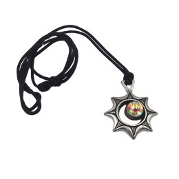 Naszyjnik Zaćmienie Słońca - Optyczna iluzja - Prezent dla podróżnika - ECL32