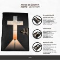 Notes Skórzany Krzyż Religijny - 200 stron - AH15