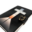 Notes Skórzany Krzyż Religijny - 200 stron - AH15