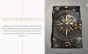 Notes Skórzany Pamiętnik Retro Róża Wiatrów 200 stron - AH12