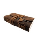 Notes Skórzany Retro z Kluczykiem i Paskiem 200 stron 18 x 13 cm - AH02