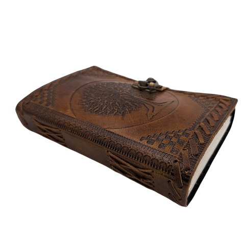 Notes Skórzany Vintage Retro 200 stron - Drzewo Życia - AH01