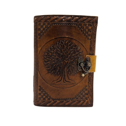 Notes Skórzany Vintage Retro 200 stron - Drzewo Życia - AH01