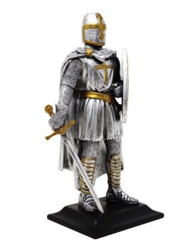 Rycerz - Krzyżowiec - duża figurka z poliresinu - MC-36049