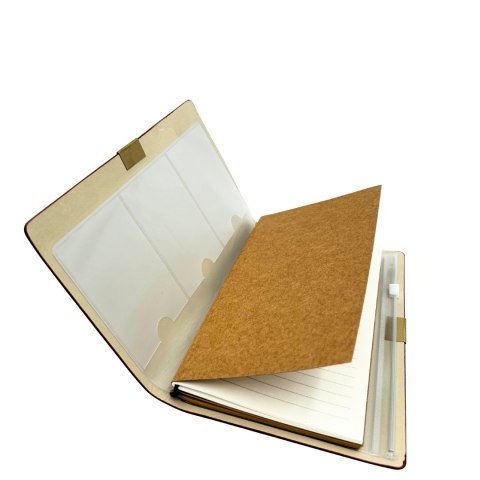 Skórzany Notes Podróżnika Organizer Wizytownik Etui - EE7