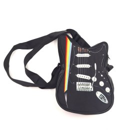 Torba na ramię w kształcie gitary - tęcza Pink Floyd - RBG-025
