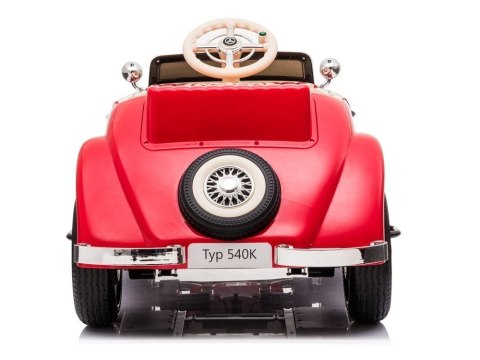 Auto Na Akumulator Mercedes Benz 540K Klasyk Premium LED MP3 Czerwony