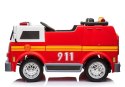 Wóz Strażacki na Akumulator Czerwony Dla Dzieci Pilot Sikawka LL911