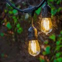 Girlanda Ogrodowa Świetlna 10M 10X Żarówka LED Sieciowa Wodoszczelna