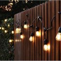 Girlanda Ogrodowa Świetlna 10M 10X Żarówka LED Sieciowa Wodoszczelna