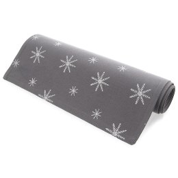 Bieżnik na stół ławę bawełniany szary PŁATEK 130x32CM ORION 728046