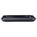 Blacha do grillowania stalowa perforowana czarna 34.5x24cm BBQ 489317