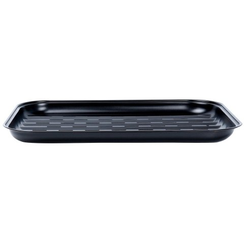 Blacha do grillowania stalowa perforowana czarna 34.5x24cm BBQ 489317