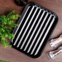 Blacha do grillowania stalowa perforowana czarna 34.5x24cm BBQ 489317