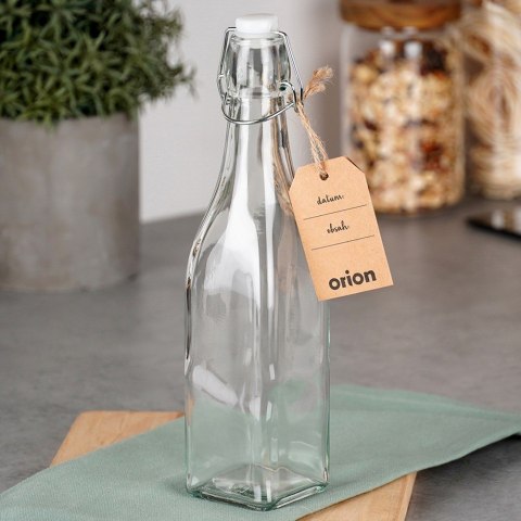 Butelka z klipsem szklana na nalewki wino bimber soki nalewkę 530 ml ORION 126400