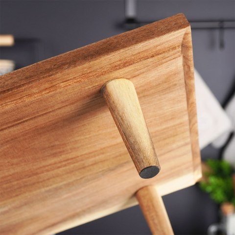 Deska do serwowania drewniana na nóżkach 55x18 cm EXCELLENT HOUSEWARE 139381