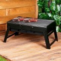 Grill węglowy składany walizka 43x29x22.5cm BBQ 489306