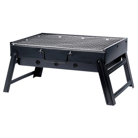 Grill węglowy składany walizka 43x29x22.5cm BBQ 489306
