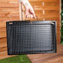 Grill węglowy składany walizka 43x29x22.5cm BBQ 489306