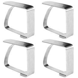 Klipsy do obrusu obrusa ceraty uchwyt stalowe 4 sztuki EXCELLENT HOUSEWARE 139165