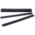 Kolce na ptaki plastikowe czarne 50x4.5cm 10 szt. PROGARDEN 339382