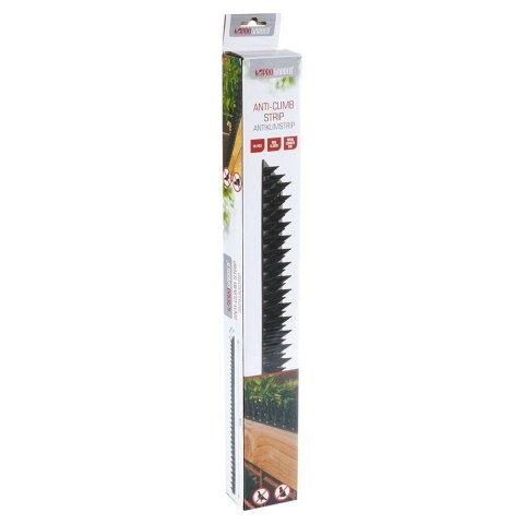 Kolce na ptaki plastikowe czarne 50x4.5cm 10 szt. PROGARDEN 339382