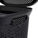 Kosz na pranie plastikowy czarny 60L BATHROOM SOLUTIONS 569367